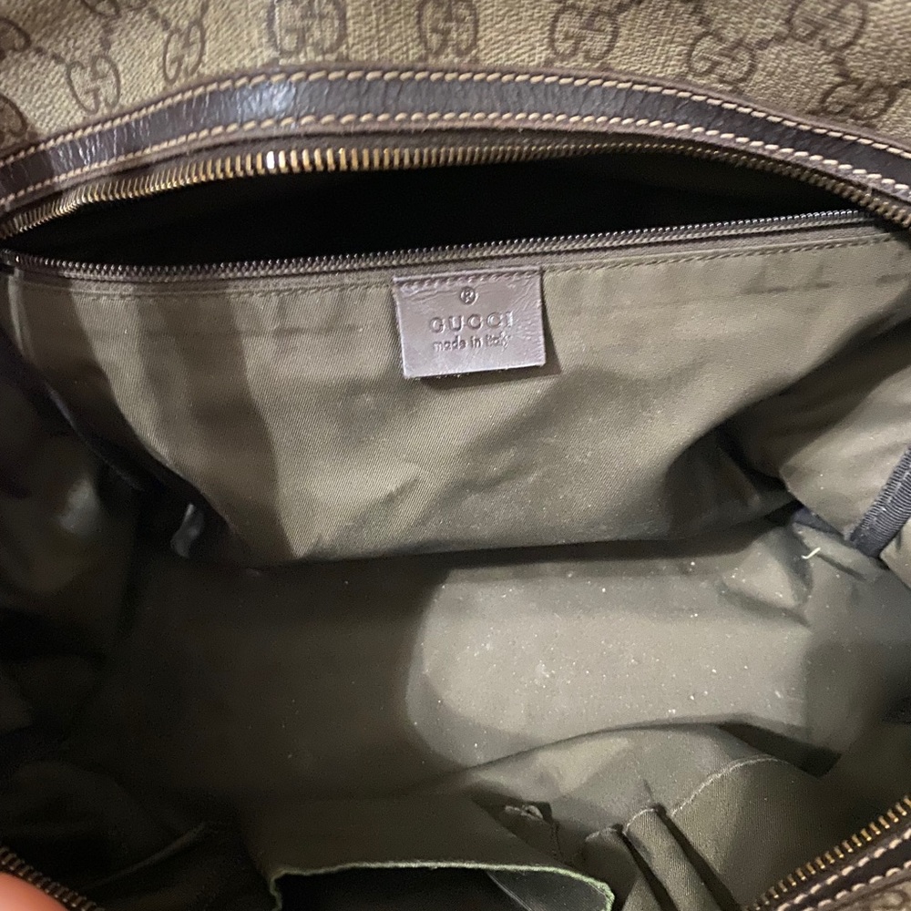 Gg Plus Monogram Interlocking G Briefcase Brown - image 4